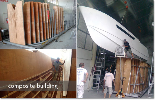 Composite Boatbuilding at Precision Shipwright, Phuket Composite Boatbuilding at Precision Shipwright, Phuket